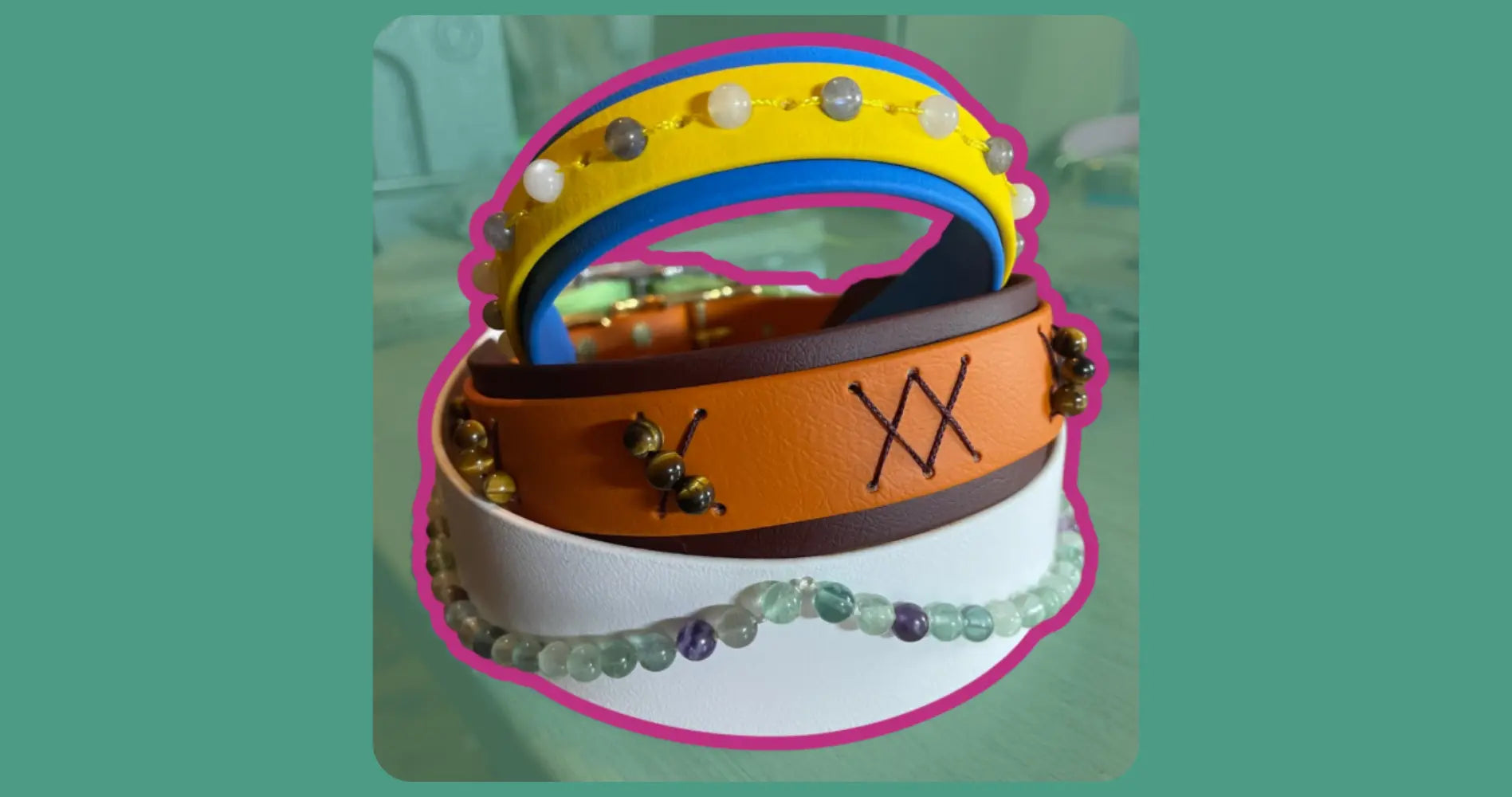 Collier Forget-me-not Toffee's Collar